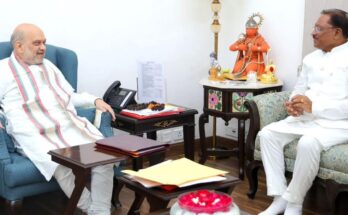 Chief Minister Vishnu Deo Sai meets Union Home Minister Amit Shah