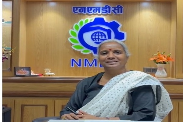 NMDC Steel Director (Personnel) gets additional charge of Finance, The ministry of steel has bestowed additional charge of the post of Director (Finance) of NMDC Steel Ltd. to incumbent Director (Personnel) Smt. Priyadarshini Gaddam.